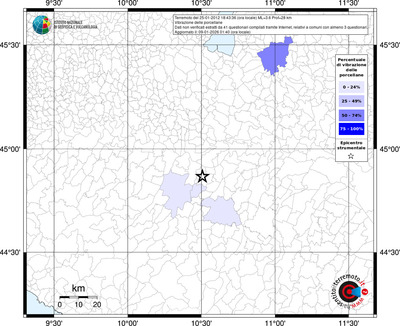 Mappa territorio comunale con almeno 3 questionari