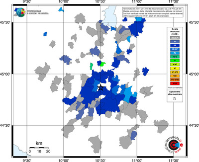 Mappa MCS - territori comuni