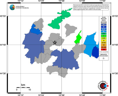 Mappa MCS - territori comuni