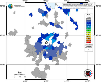Mappa MCS - territori comuni