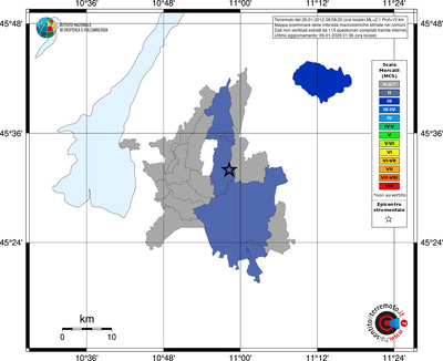 Mappa MCS - territori comuni