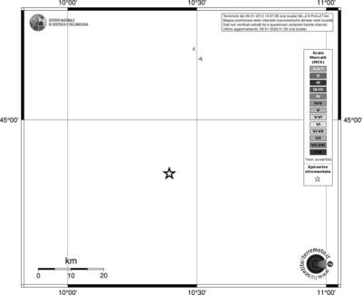 Mappa MCS - territori località