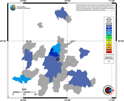 Mappa MCS - territori comuni