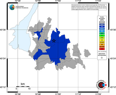Mappa EMS - territori comuni