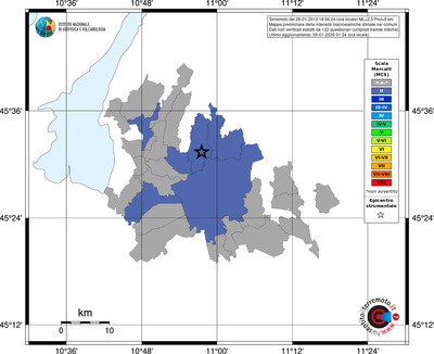 Mappa MCS - territori comuni