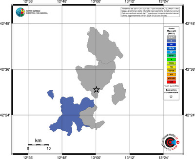 Mappa MCS - territori comuni