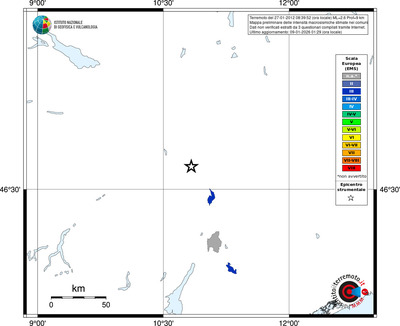 Mappa EMS - territori comuni