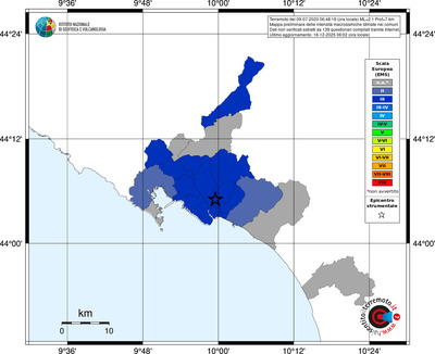 Mappa EMS - territori comuni