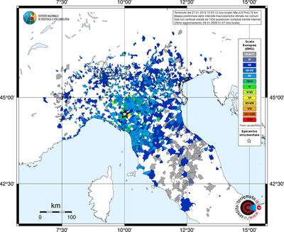 Mappa EMS - territori comuni