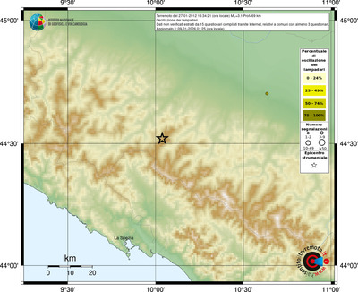 Mappa comuni con almeno 3 questionari