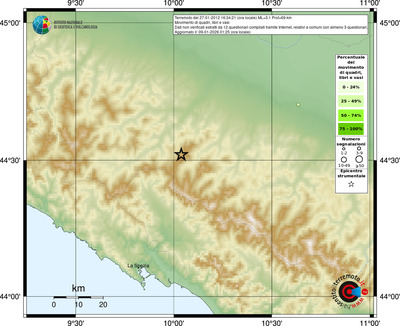 Mappa comuni con almeno 3 questionari