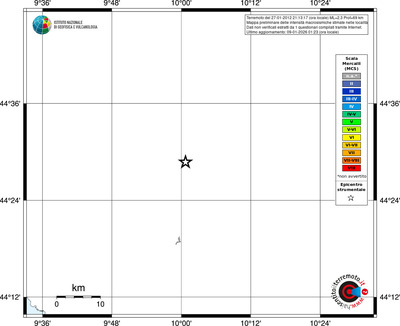 Mappa MCS - territori località