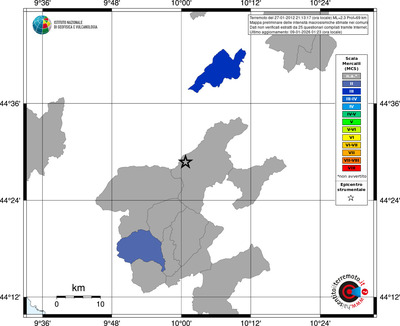 Mappa MCS - territori comuni
