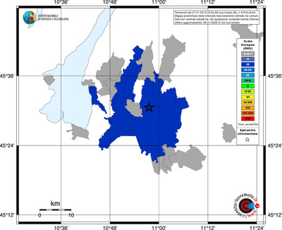 Mappa EMS - territori comuni