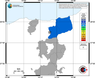 Mappa EMS - territori comuni