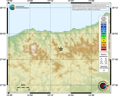 Mappa EMS - località