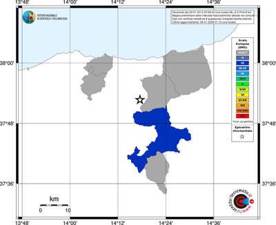 Mappa EMS - territori comuni