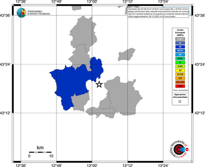 Mappa EMS - territori comuni