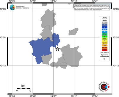 Mappa MCS - territori comuni