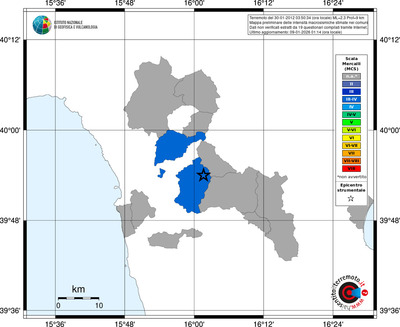 Mappa MCS - territori comuni