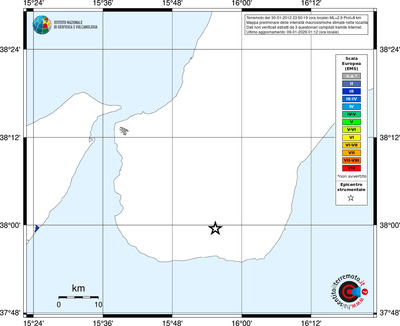 Mappa EMS - territori località