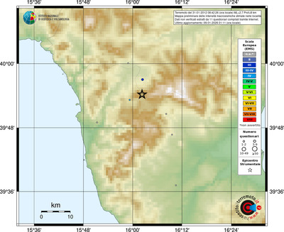 Mappa EMS - località