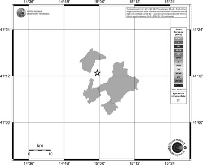 Mappa EMS - territori comuni