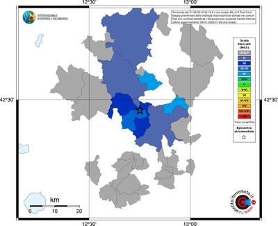 Mappa MCS - territori comuni