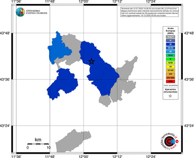 Mappa EMS - territori comuni