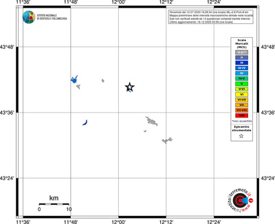 Mappa MCS - territori località