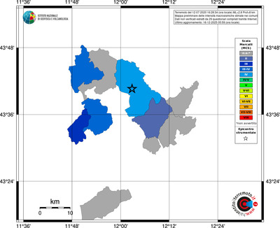 Mappa MCS - territori comuni