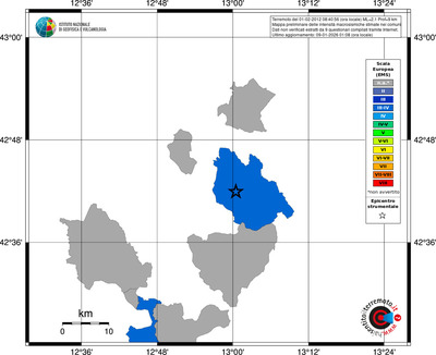 Mappa EMS - territori comuni