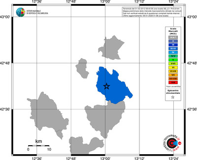 Mappa MCS - territori comuni