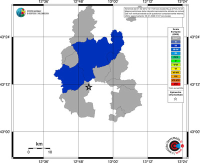 Mappa EMS - territori comuni