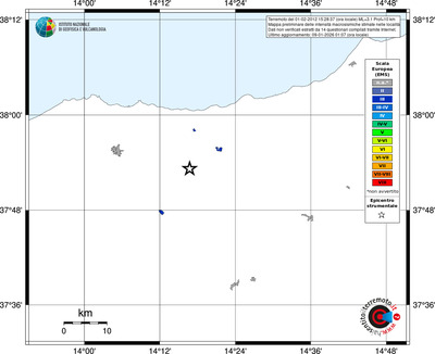 Mappa EMS - territori località