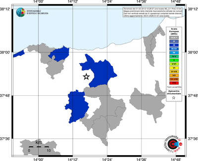 Mappa EMS - territori comuni