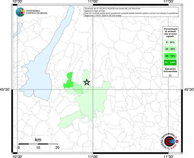 Mappa territorio comunale con almeno 3 questionari