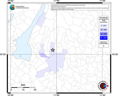 Mappa territorio comunale con almeno 3 questionari
