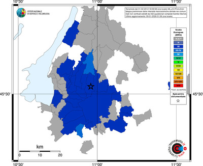 Mappa EMS - territori comuni