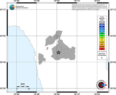 Mappa MCS - territori comuni