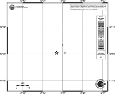 Mappa EMS - territori località