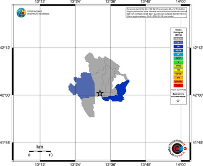 Mappa EMS - territori comuni