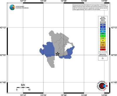 Mappa MCS - territori comuni