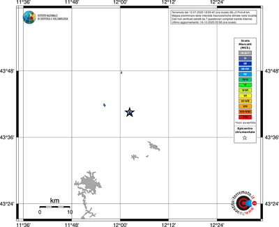 Mappa MCS - territori località