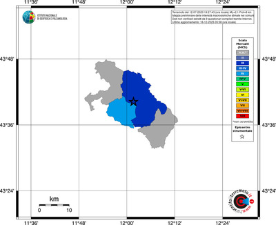 Mappa MCS - territori comuni