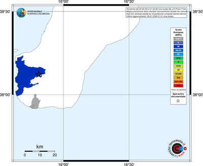 Mappa EMS - territori comuni