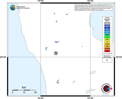 Mappa MCS - territori località