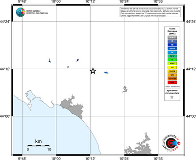 Mappa EMS - territori località