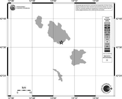 Mappa EMS - territori comuni