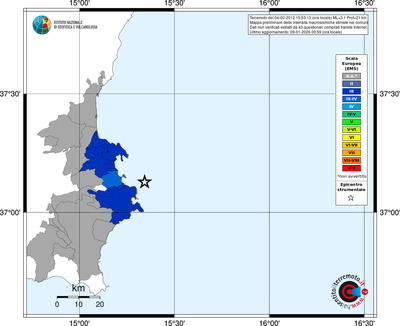 Mappa EMS - territori comuni